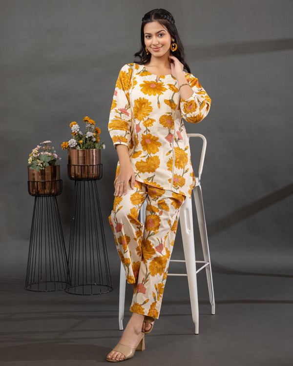 Sunaya Bloom Cotton Co-ord Set