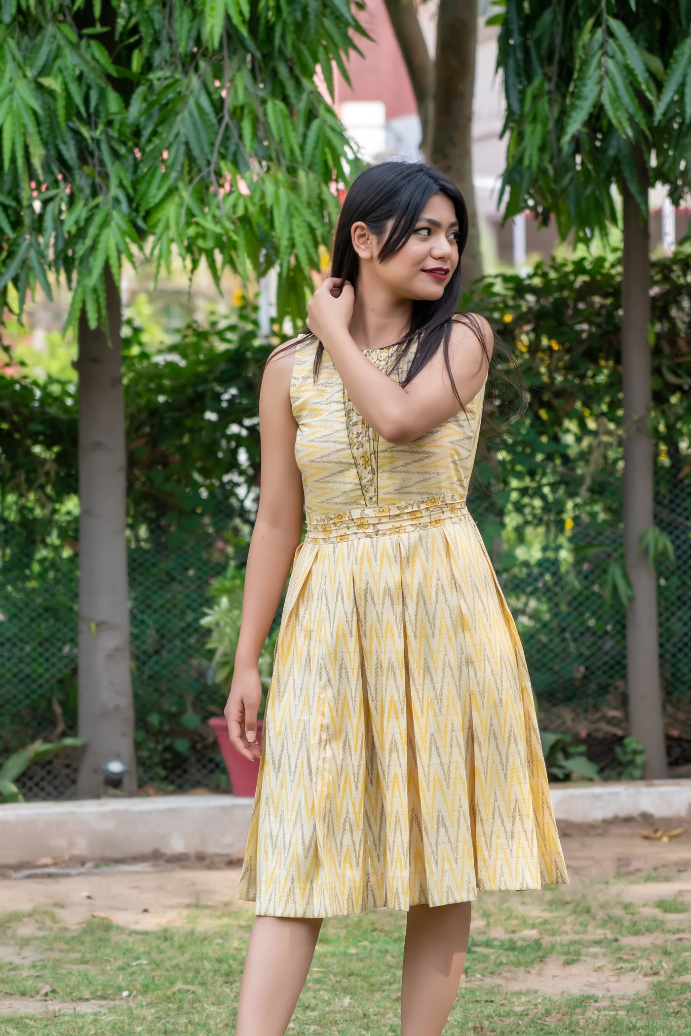 Yellow Maiden Frock