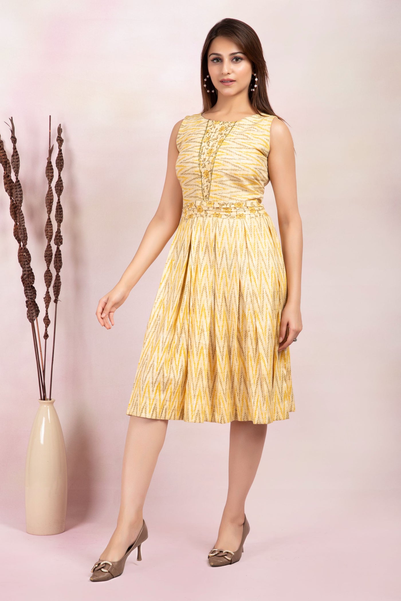 Yellow Maiden Frock
